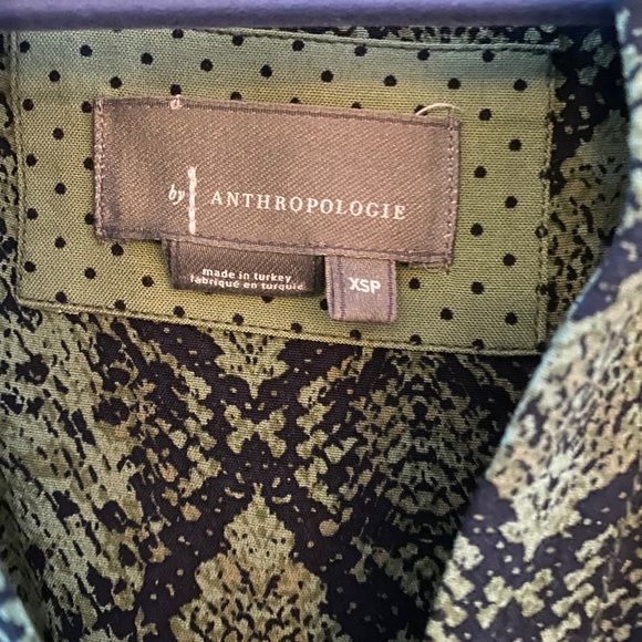 Anthropologie Snake Print Shift Dress - Picture 6 of 6